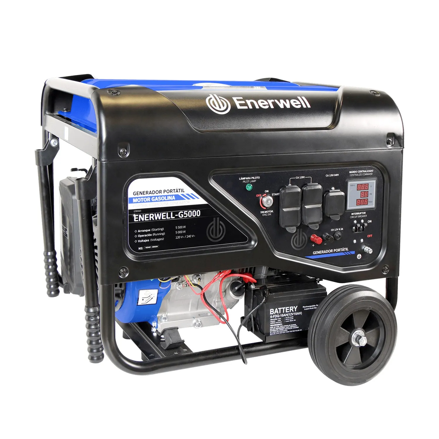 Generador portátil 5kW gasolina